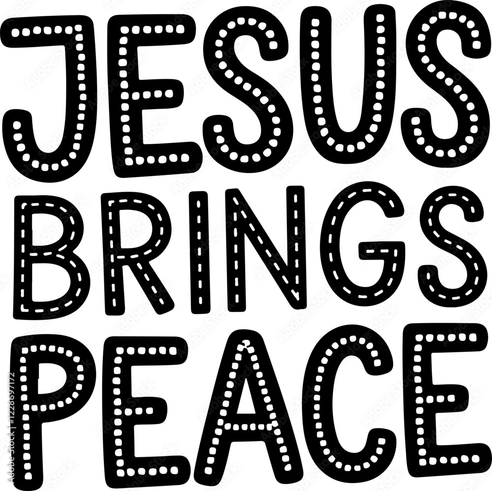 Fototapeta premium Jesus Brings Peace.