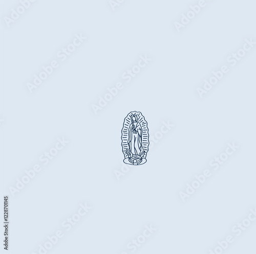 THESE HIGH QUALITY MOTHER MARIA VECTOR FOR USING VARIOUS TYPES OF DESIGN WORKS LIKE T-SHIRT, LOGO, TATTOO AND HOME WALL DESIGN