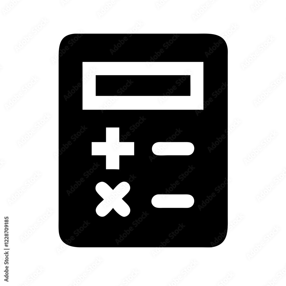 Calculator Vector Icon – Arithmetic & Calculation Symbol Calculator Vector Icon – Arithmetic & Calculation Symbol
