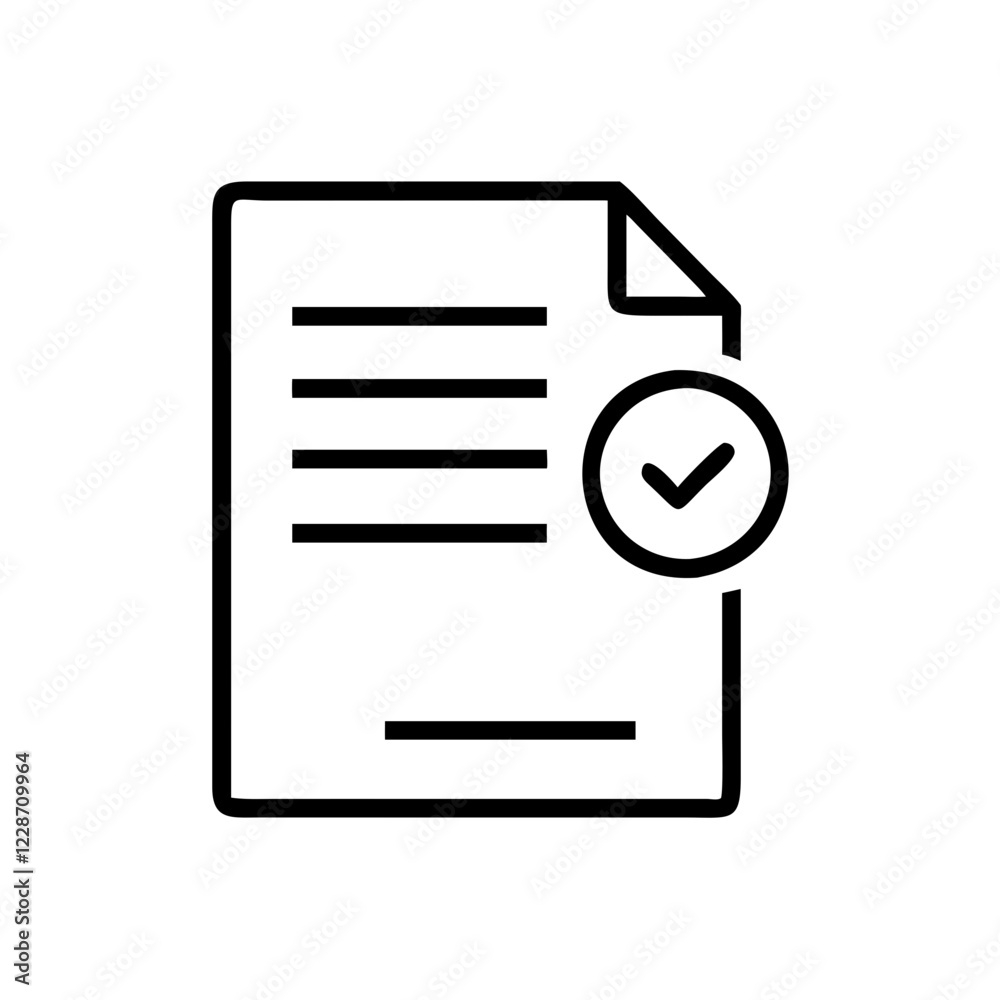 Document Vector Icon – File & Paperwork Symbol Document Vector Icon – File & Paperwork Symbol