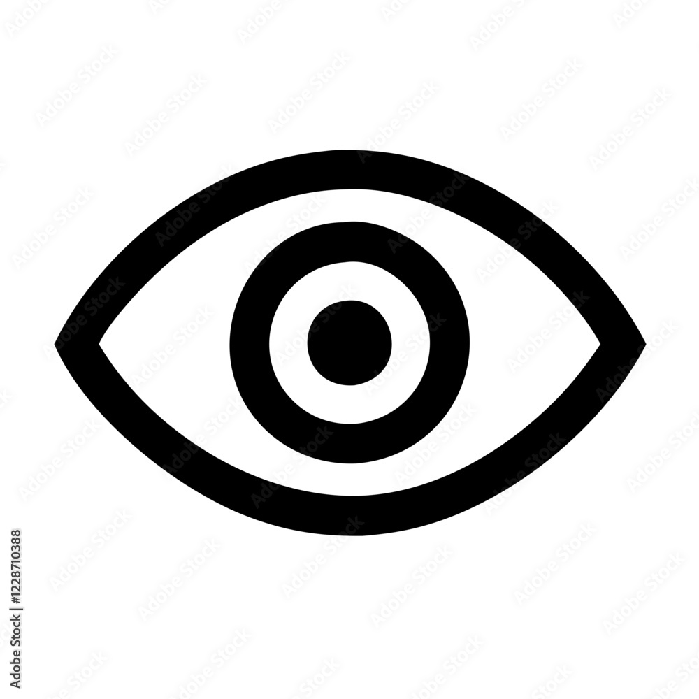 Eye Vector Icon – Vision & Health Symbol Eye Vector Icon – Vision & Health Symbol