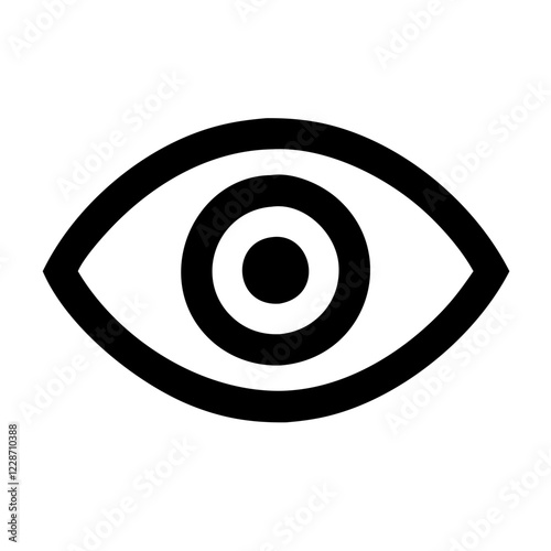 Eye Vector Icon – Vision & Health Symbol