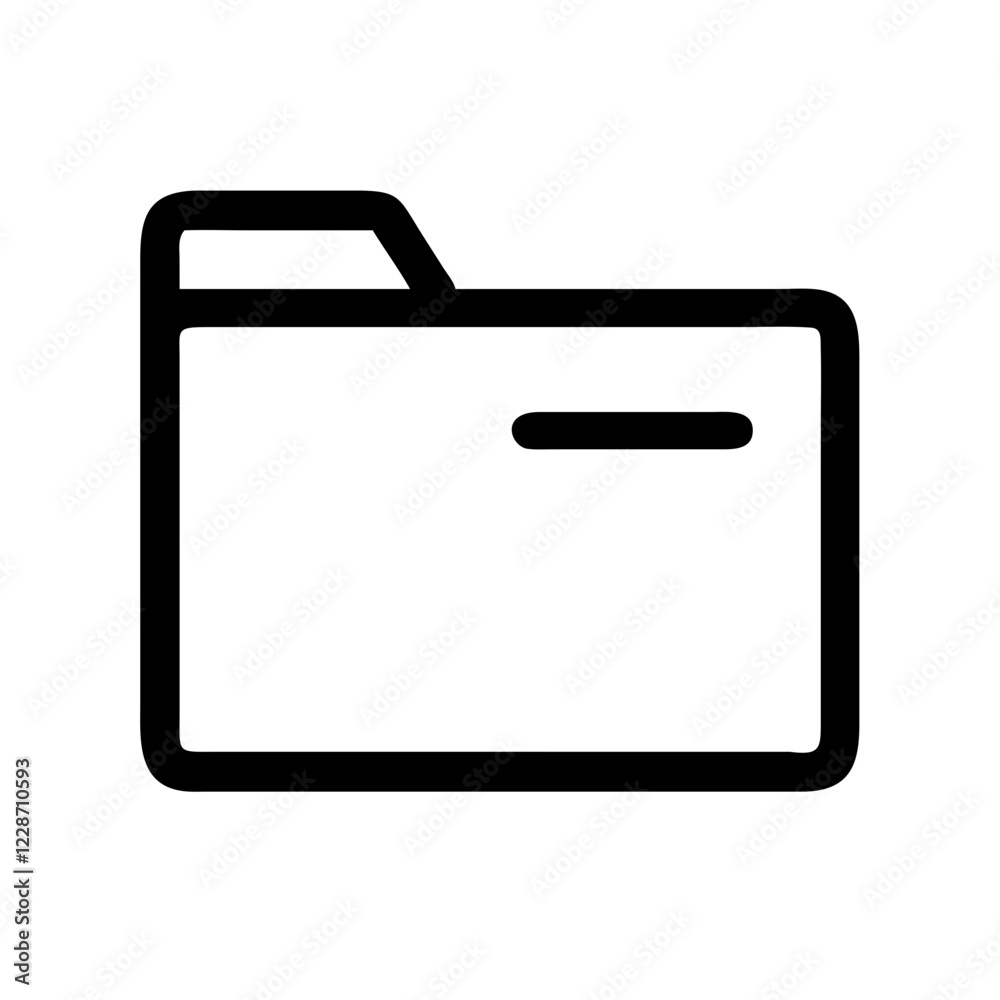 Folder Vector Icon – Organization & File Management Symbol Folder Vector Icon – Organization & File Management Symbol