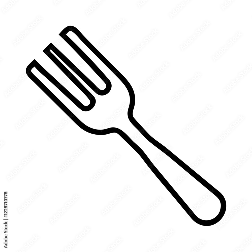 Fork Vector Icon – Utensil & Dining Symbol Fork Vector Icon – Utensil & Dining Symbol