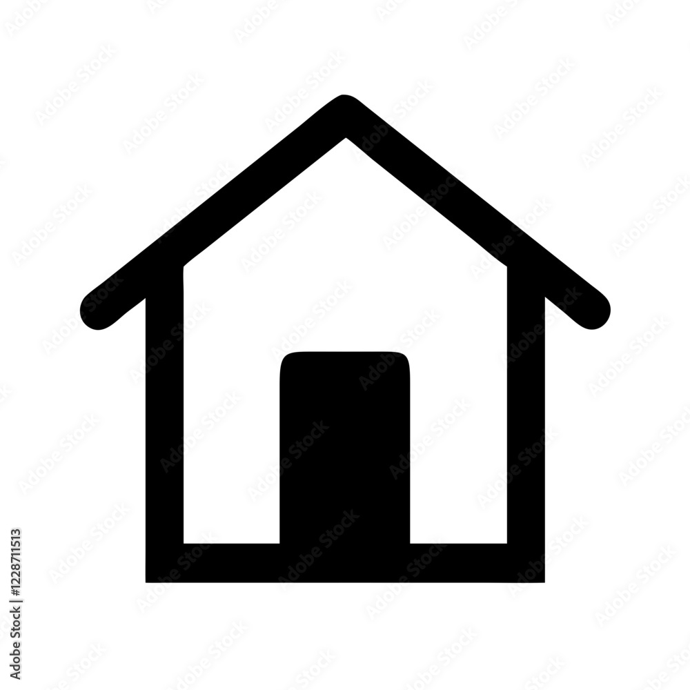 Home Vector Icon – Shelter & Living Space Symbol Home Vector Icon – Shelter & Living Space Symbol