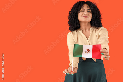 Beautiful woman with Mexica...