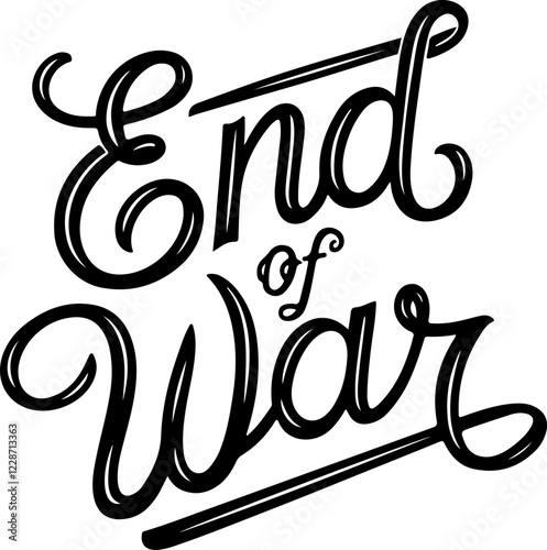 End of War Typography.