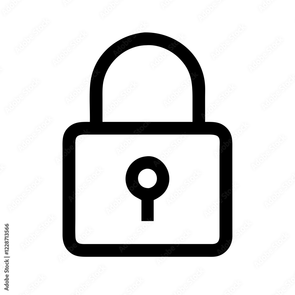 Padlock Vector Icon – Security & Protection Symbol Padlock Vector Icon – Security & Protection Symbol