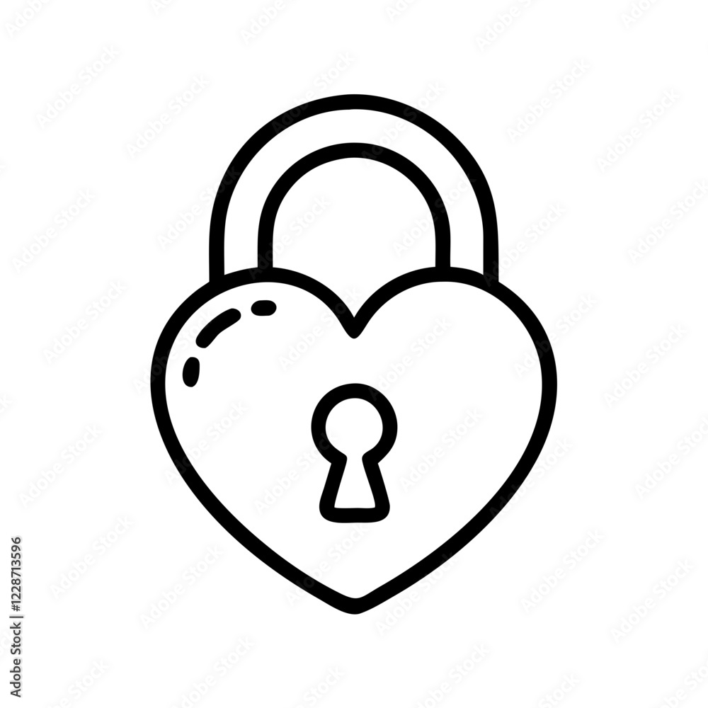 Padlock Vector Icon – Security & Protection Symbol Padlock Vector Icon – Security & Protection Symbol