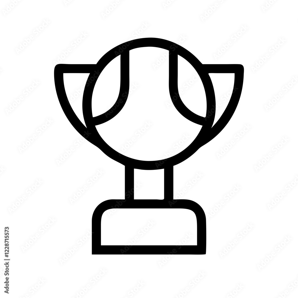 Trophy Vector Icon – Achievement & Award Symbol Trophy Vector Icon – Achievement & Award Symbol