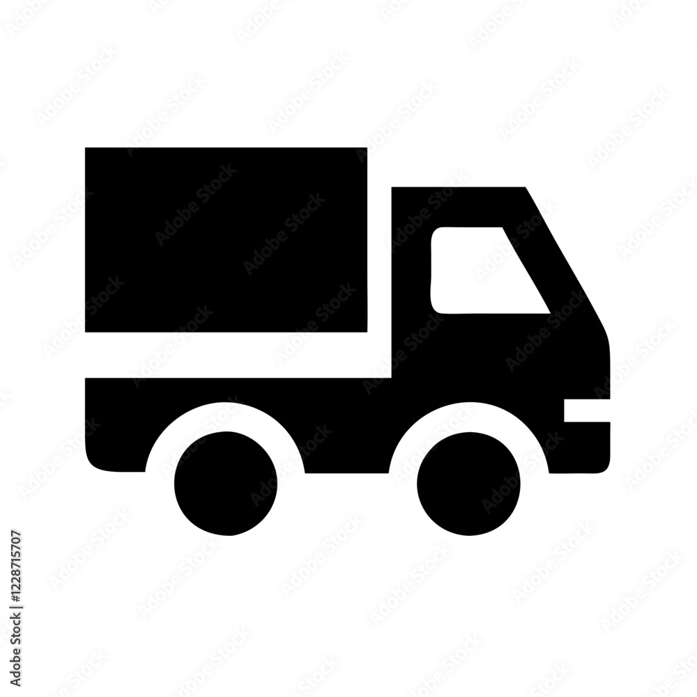 Truck Vector Icon – Transportation & Freight Symbol Truck Vector Icon – Transportation & Freight Symbol