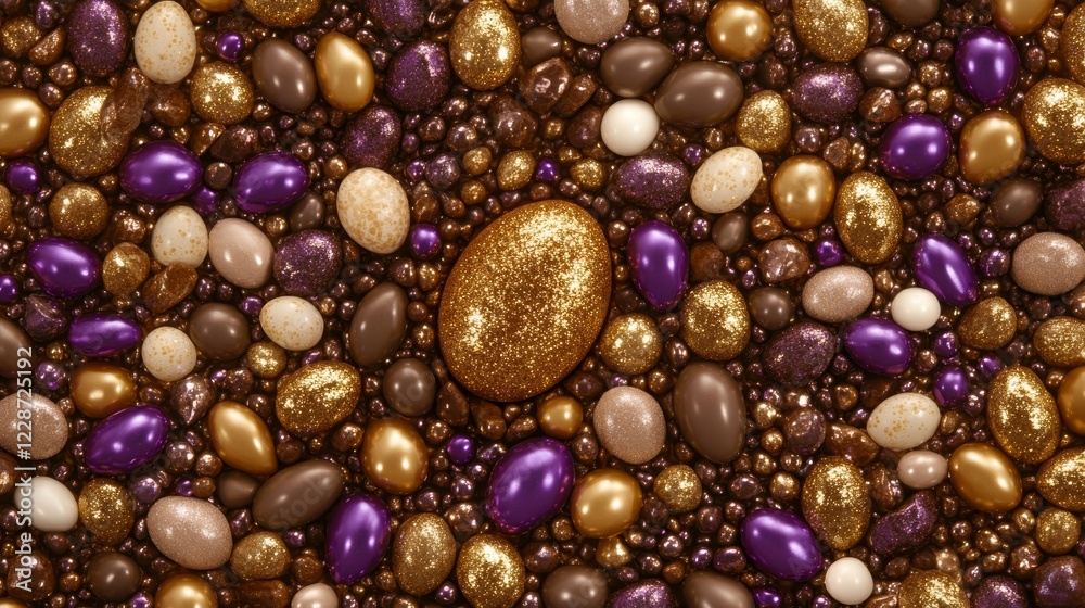 Glittering Chocolate Eggs and Candies Festive Mix Glittering Chocolate Eggs and Candies Festive Mix