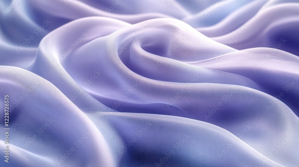 Obraz premium Soft lilac silk draped, studio backdrop