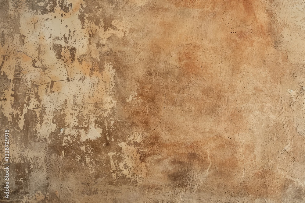 Detailed Visual of Brown Smooth Concrete Wall Background Detailed Visual of Brown Smooth Concrete Wall Background