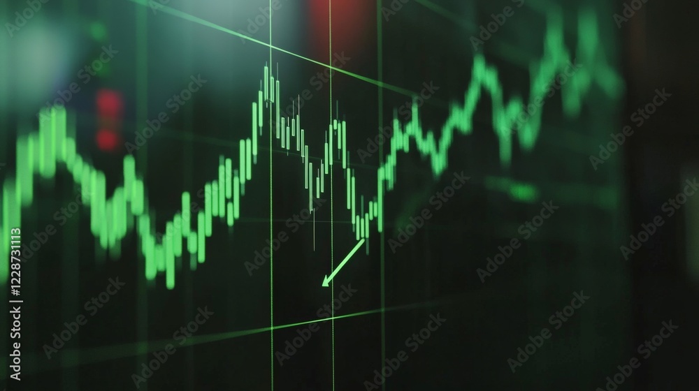 A soaring stock chart with a background of the US flag. A soaring stock chart with a background of the US flag.