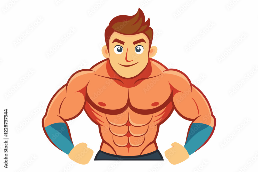 A wrester, bodybuilder, muscleman A wrester, bodybuilder, muscleman