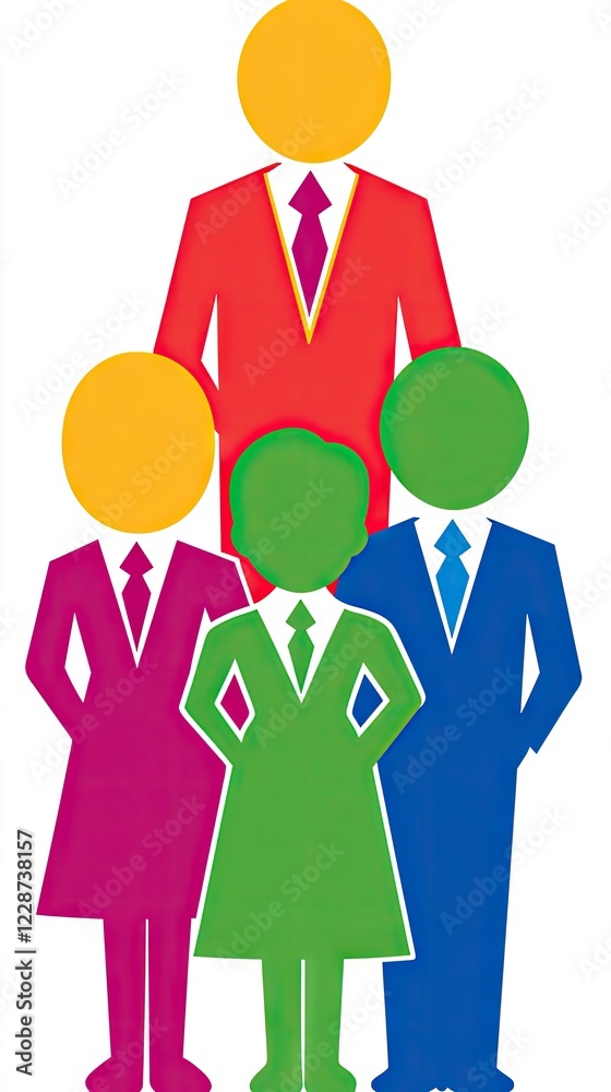 Diverse team unity, business success, corporate group, professional collaboration, standing together, background white, for business presentations Diverse team unity, business success, corporate group, professional collaboration, standing together, background white, for business presentations