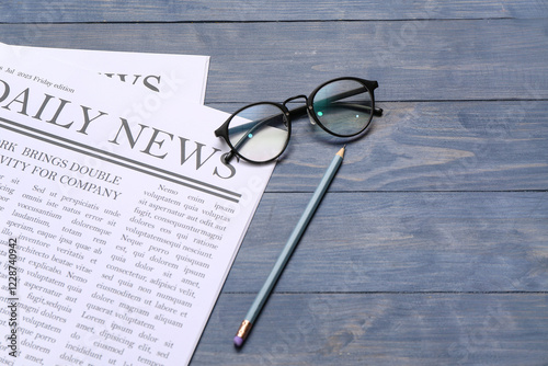 Daily news newspaper with r...