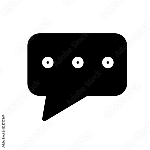 social media speech bubble photo