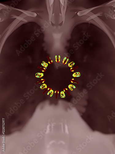 New targeted therapy, breast cancer. microRNA (miR-182-3p) inhibits the telomeric protein TRF2, responsible for tumor progression and thus blocks the progression of the disease photo