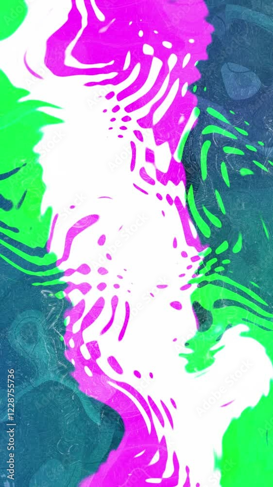 An abstract psychedelic liquid grunge texture vertical motion graphic background design. An abstract psychedelic liquid grunge texture vertical motion graphic background design.