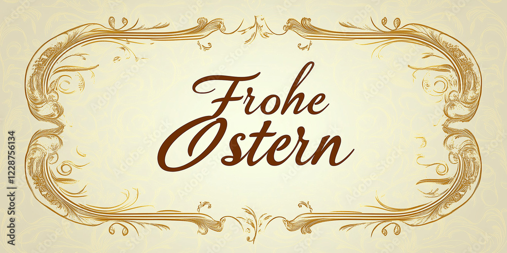 Edle Osterkarte mit Text Edle Osterkarte mit Text