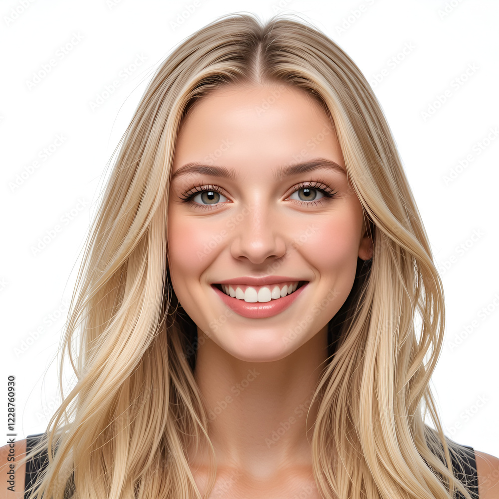 smiling beautiful blonde woman smiling beautiful blonde woman