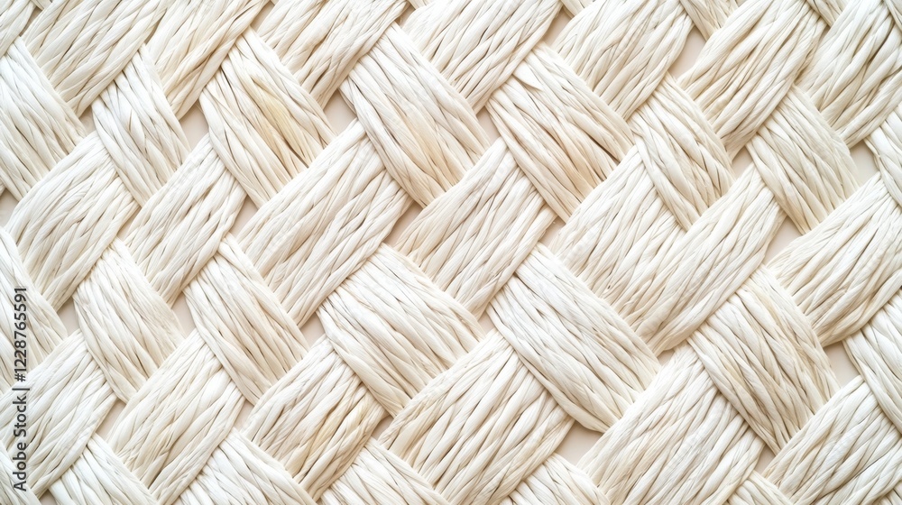 Woven white wicker straw background or texture Woven white wicker straw background or texture