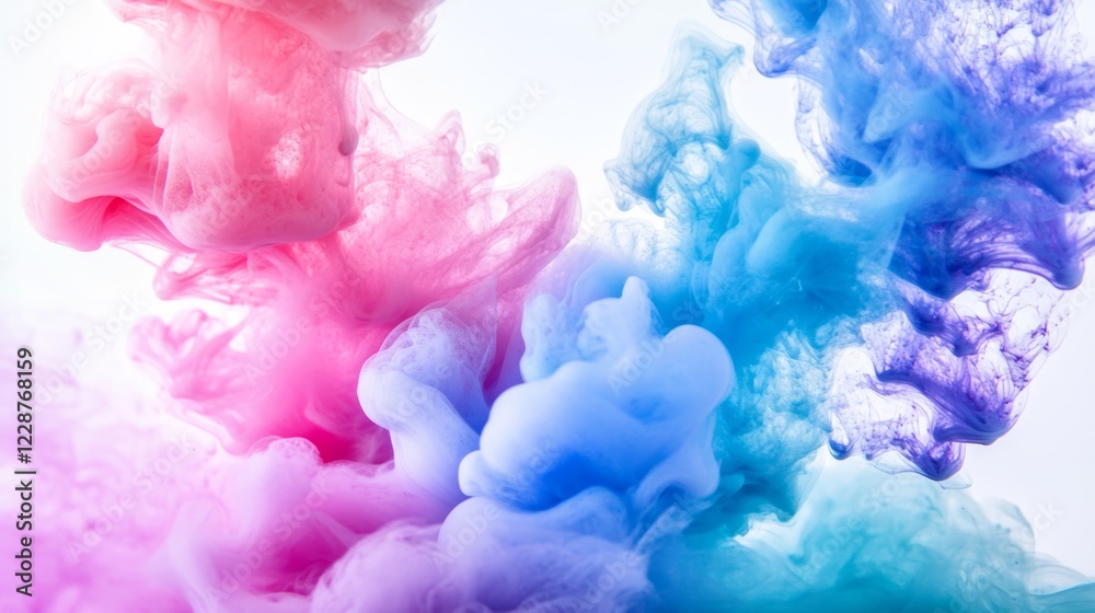 Fototapeta premium Colorful ink in water abstract