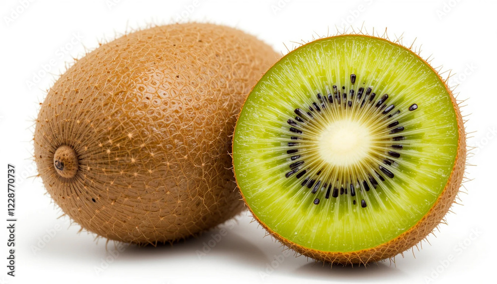 Fototapeta premium Kiwi fruit image with good quality, created by generative AI.