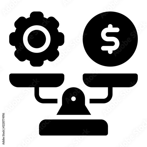 comparison glyph icon