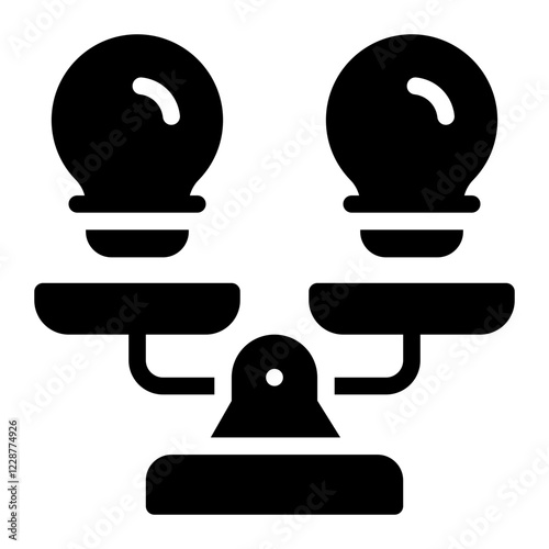 creative process glyph icon