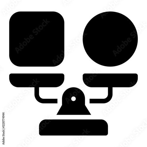comparison glyph icon