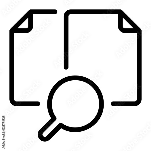 benchmarking line icon