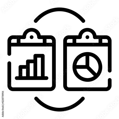 comparative line icon