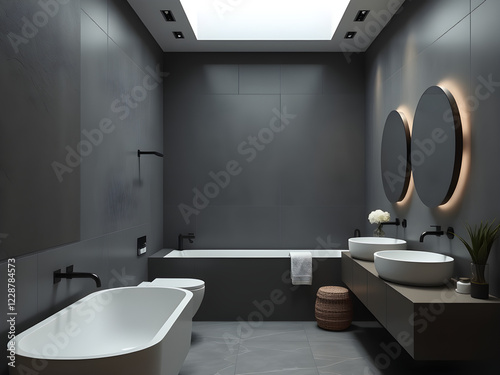 modern bathroom interior