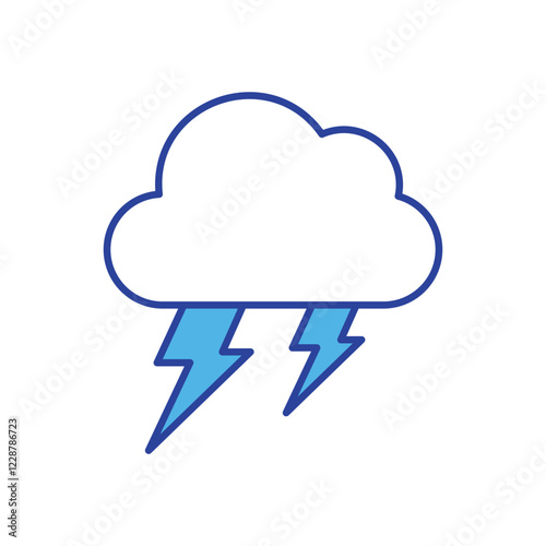 Strom  icon isolated on a white background. Vector illustration.