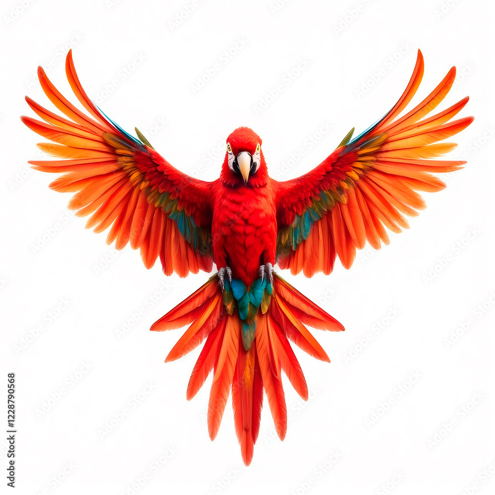 Obraz premium red and yellow macaw