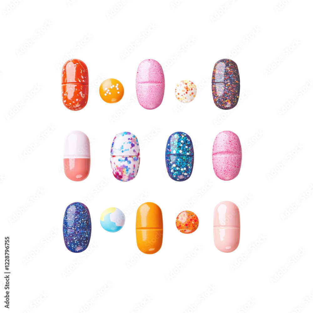 Fototapeta premium set of pills