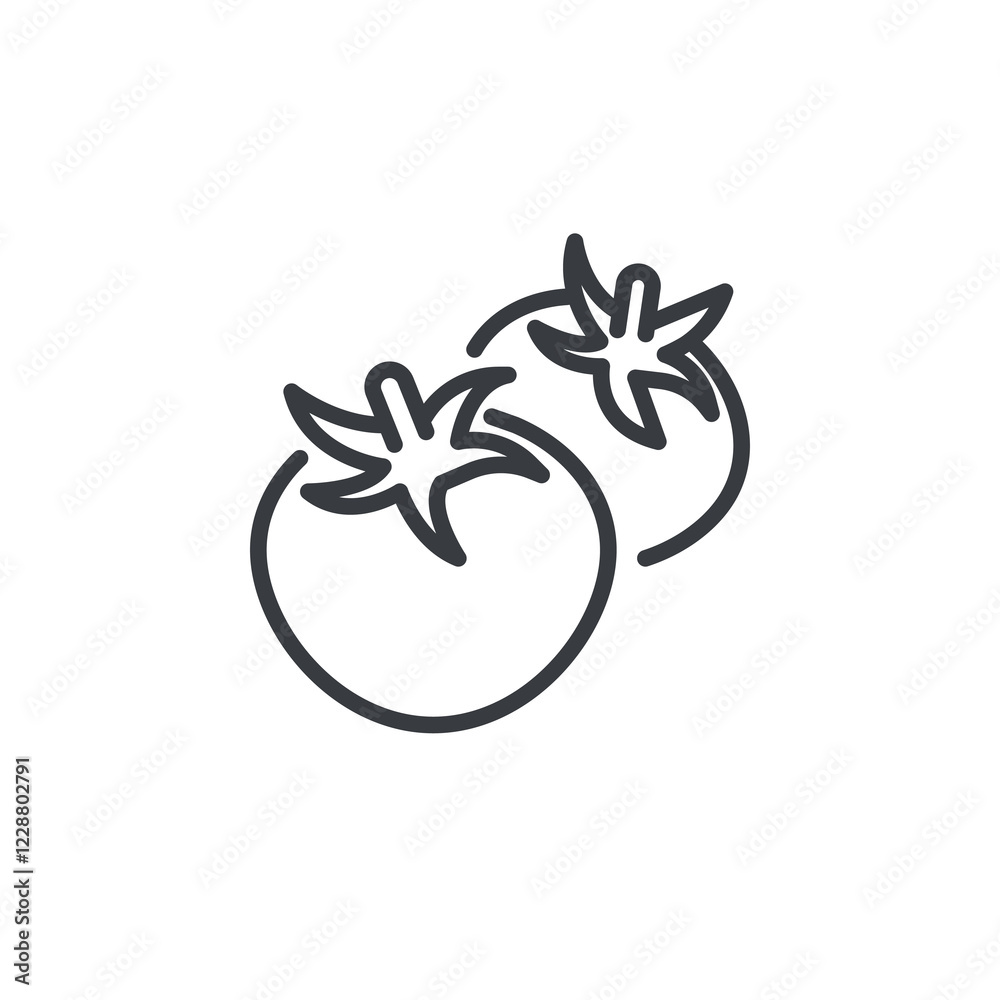 Fresh Tomato line icon