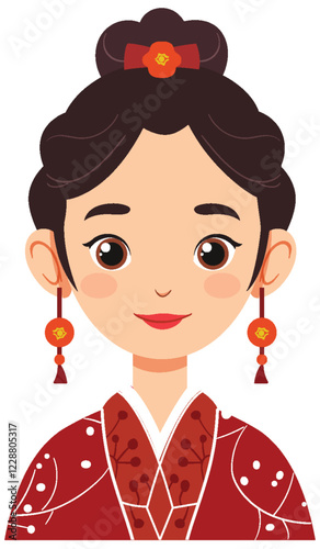 Traditional Chinese Woman Avatar