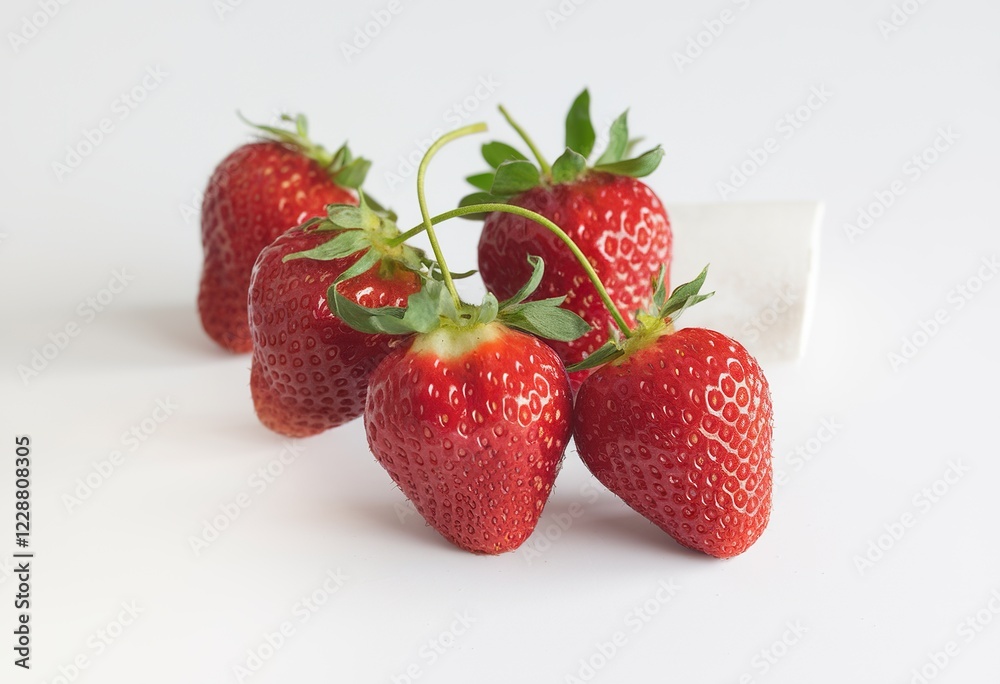 Delicious and ripe red strawberries on white background Delicious and ripe red strawberries on white background