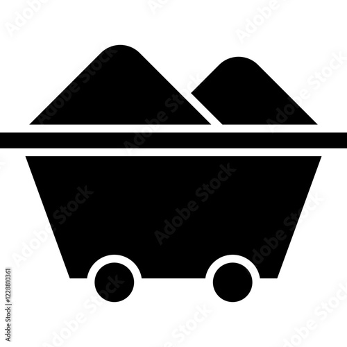 Wagon icon single vector illustration