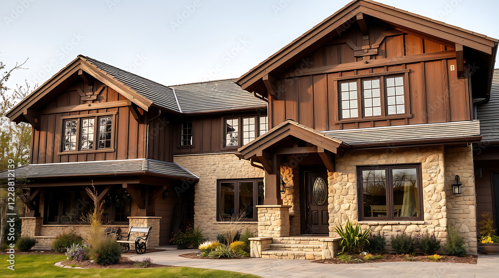 Luxury Mountain Home: Breathtaking Stone and Wood Exterior Design Luxury Mountain Home: Breathtaking Stone and Wood Exterior Design