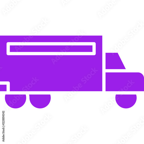 Truck icon single vector illustration