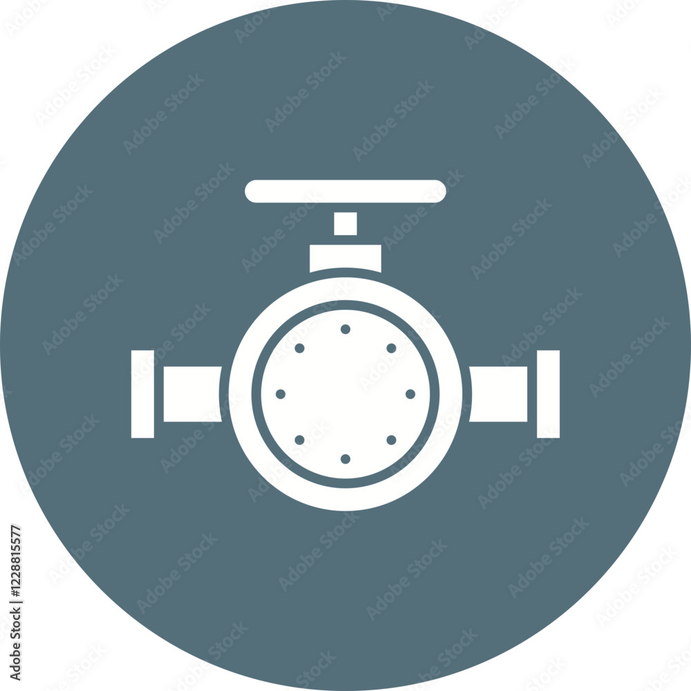 Obraz premium Valve II icon single vector illustration