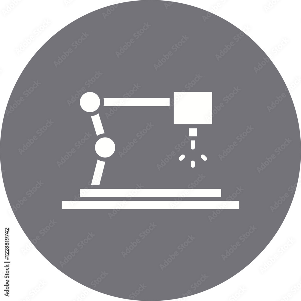 Machine icon single vector illustration Machine icon single vector illustration