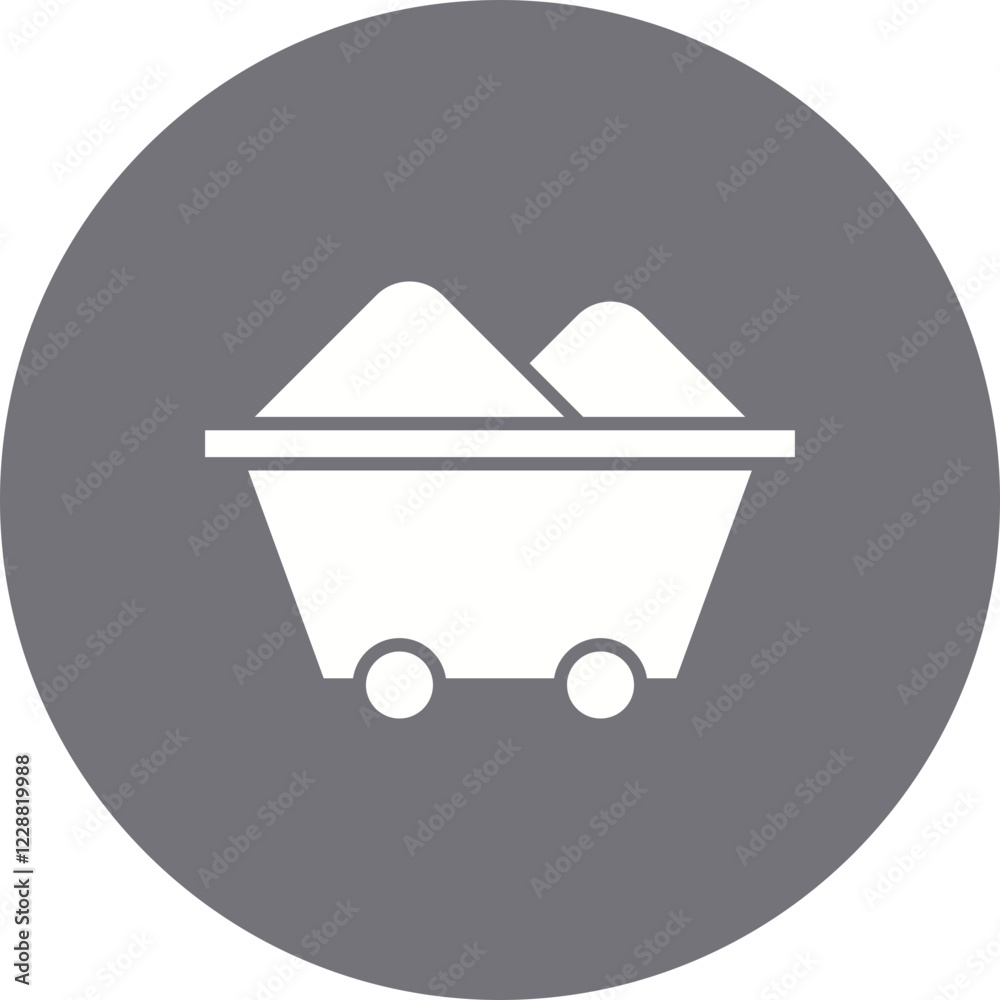 Wagon icon single vector illustration Wagon icon single vector illustration