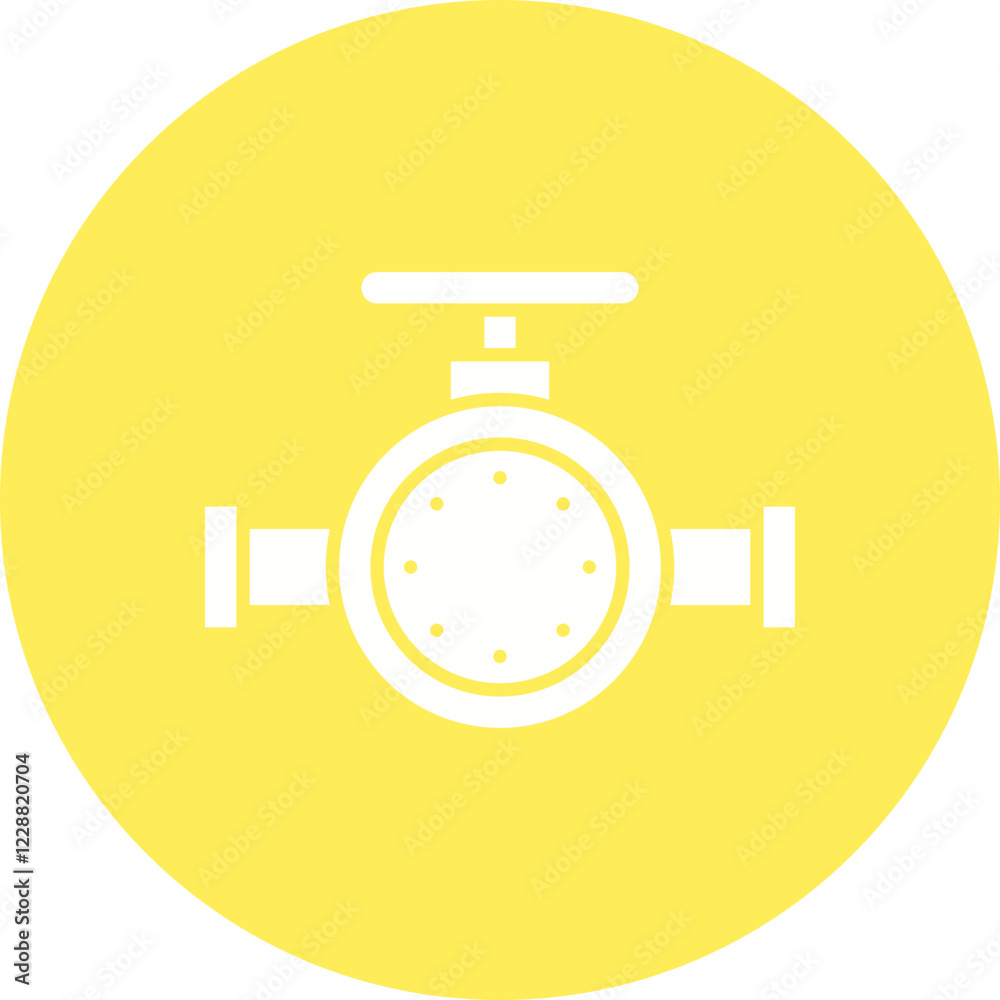 Obraz premium Valve II icon single vector illustration