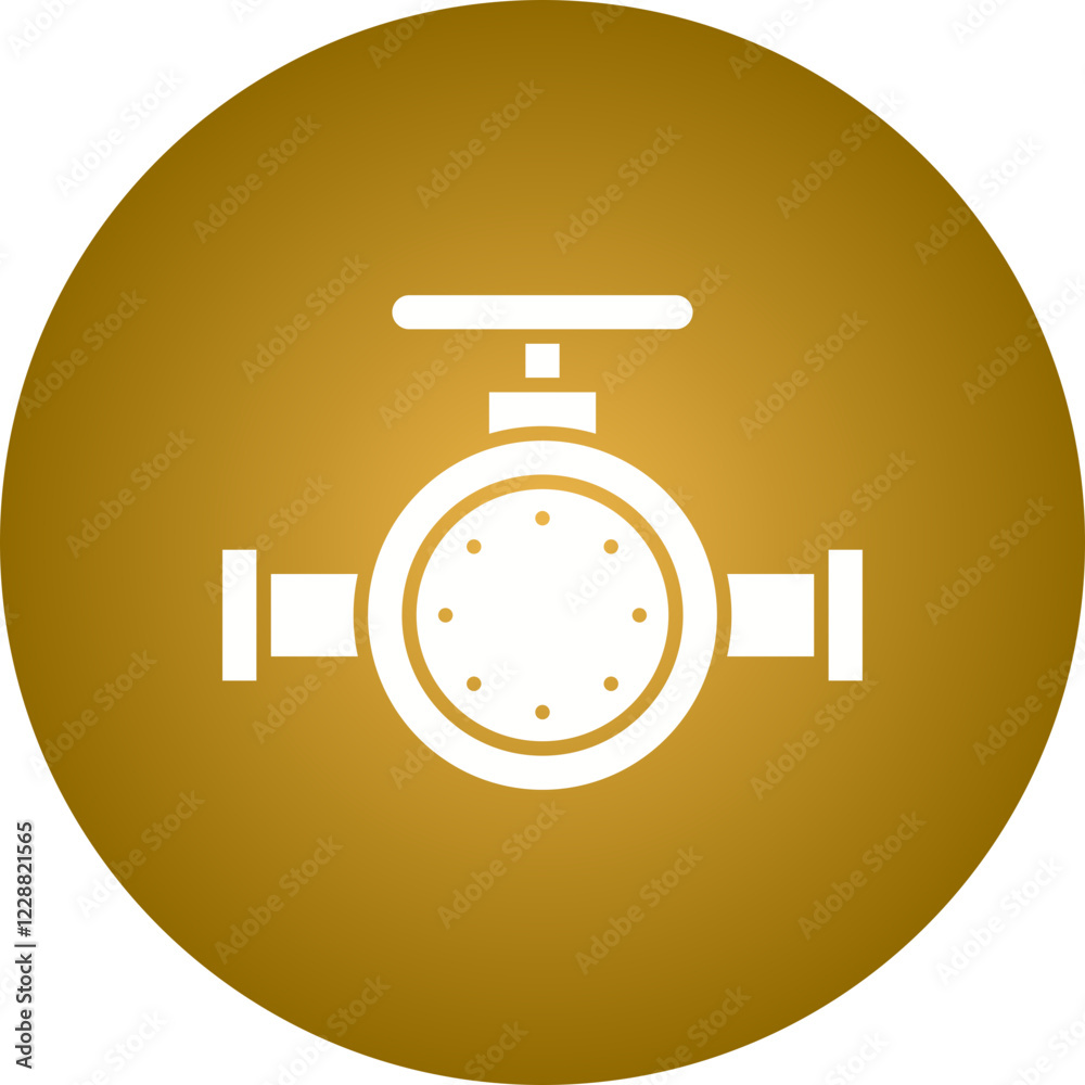 Obraz premium Valve II icon single vector illustration